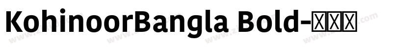 KohinoorBangla Bold字体转换